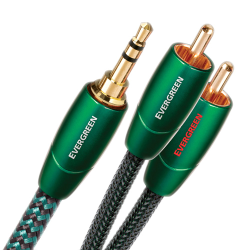 오디오퀘스트 Evergreen 3.5mm to RCA 아날로그 인터커넥터 케이블 1m 100,000원