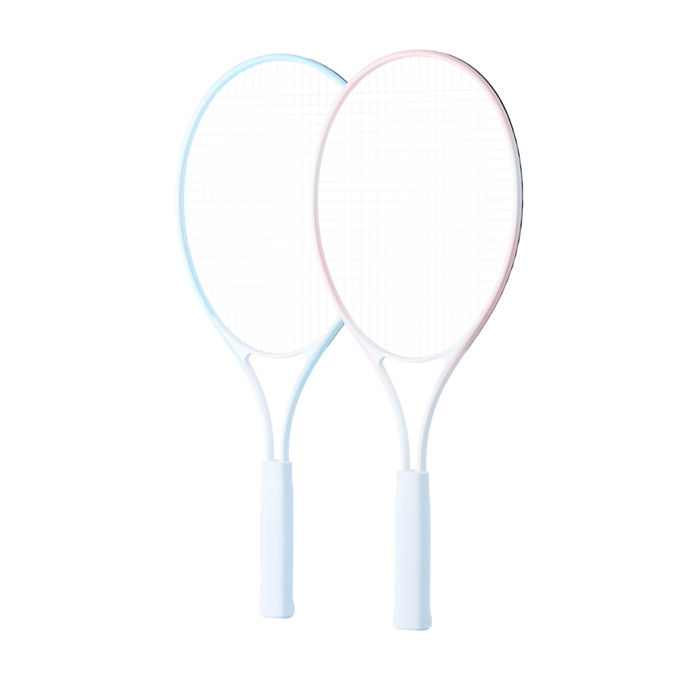 이칠가게 테니스라켓 성인용 초보 연습 트레이닝 세트 혼합색상 남자 여자 성인 입문자용, 1개, 크리스탈블루, 기본 모델 30,000원