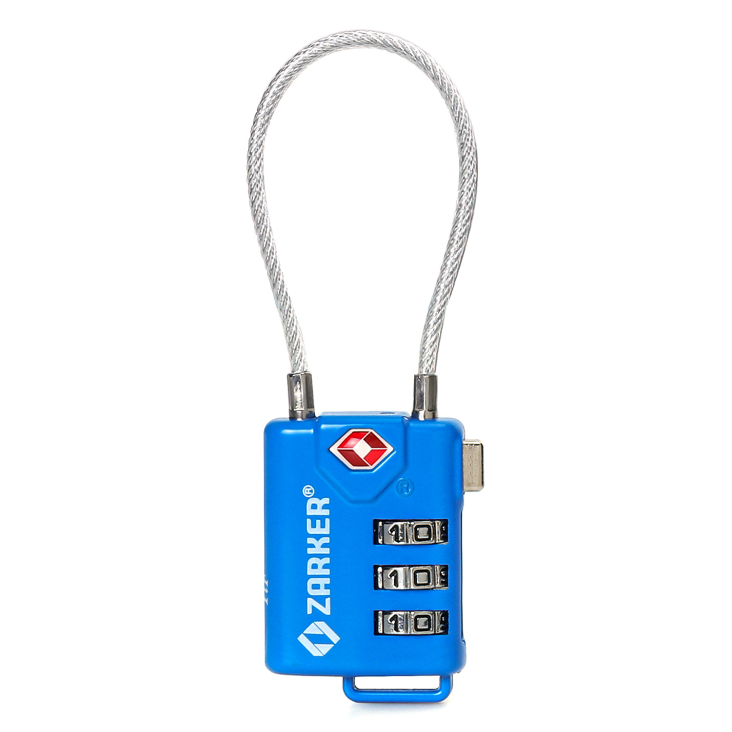 자커 TSA 아연 케이블 와이어 여행용 자물쇠 블루 ZT007, 1개 7,600원