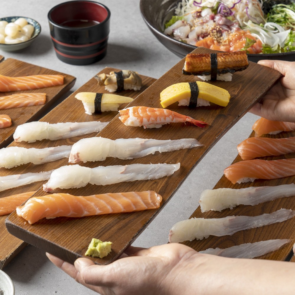 우드 초밥접시 플레이트 고급 일식 나무 접시 4,000원