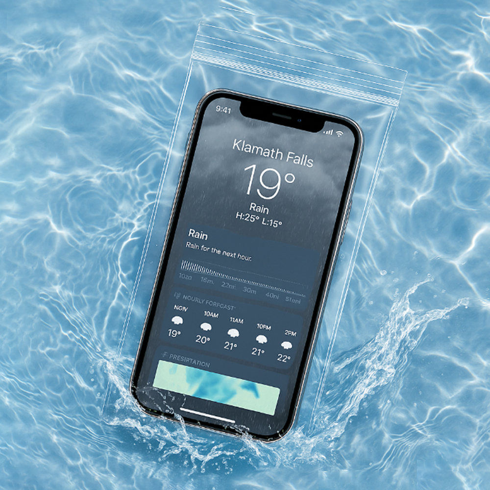 [앤첼라코] 라이트 스마트폰 밀폐 방수지퍼백 야외 배달 물놀이 다회용 18,400원