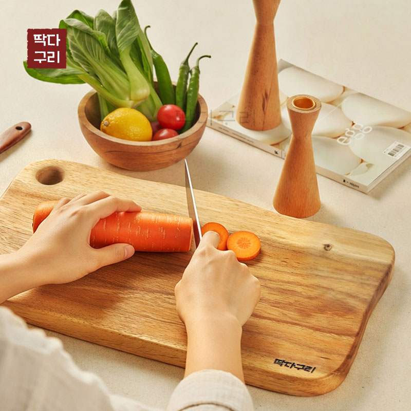딱다구리 월넛 통원목 나무도마 17,000원