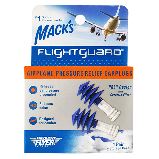 Macks 플라잇가드 비행기 기압조절 귀마개, 1개, 1쌍 14,240원