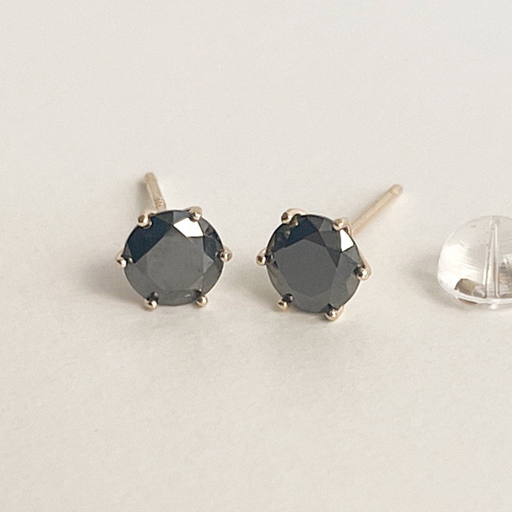 전체 14K 블랙 모이사나이트귀걸이 1부 3부 5부 1캐럿 다이아 귀걸이 한쌍 GRA 인증서 118,500원