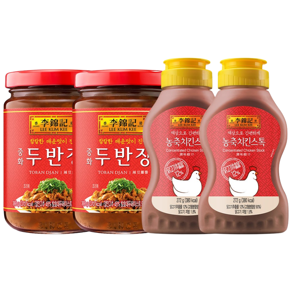 오뚜기 이금기 농축치킨스톡 272g 2개+중화두반장 368g 2개, 1개, 단품 26,500원