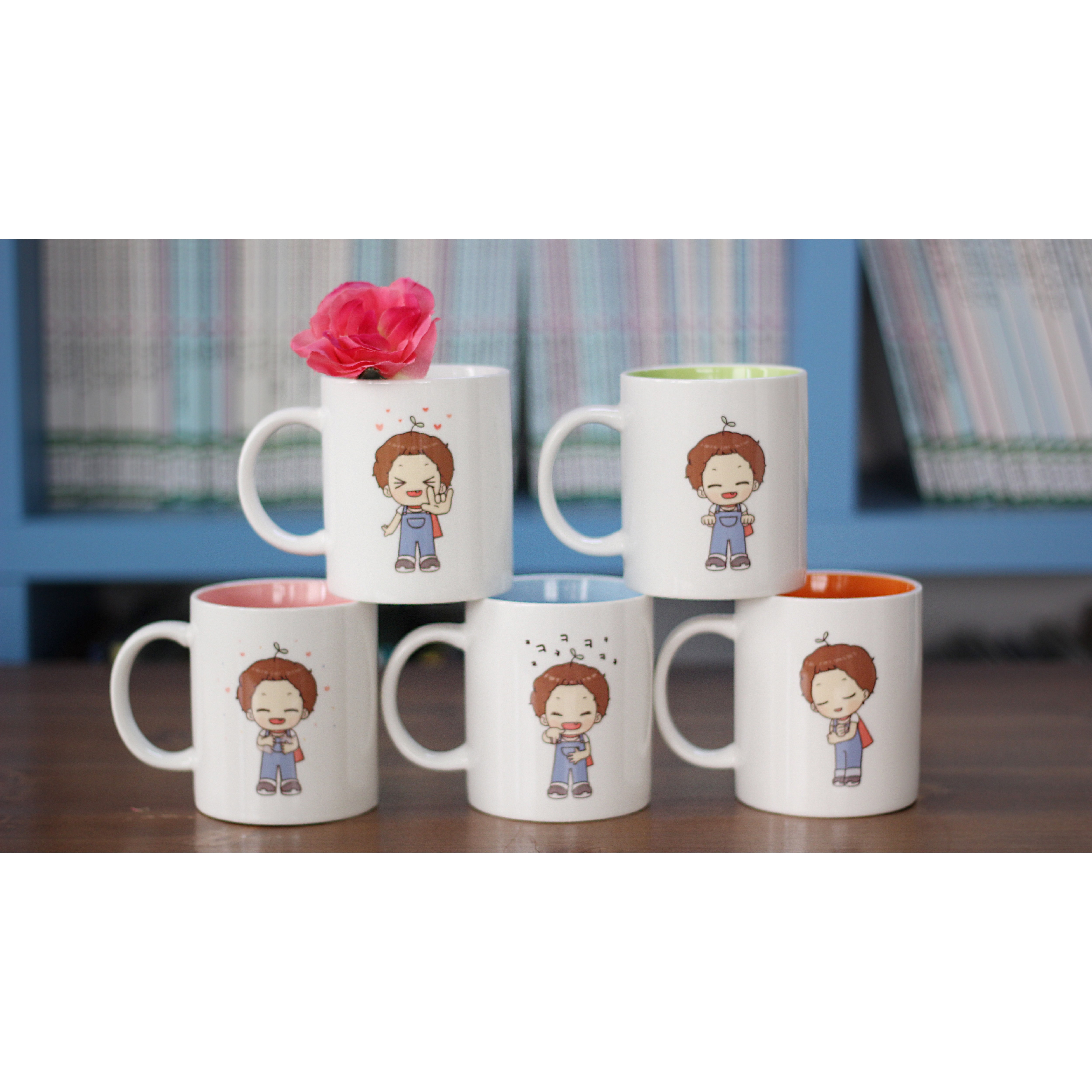 [무료배송] 히로_수화 머그컵 세트5P (랜덤), 1개 36,000원