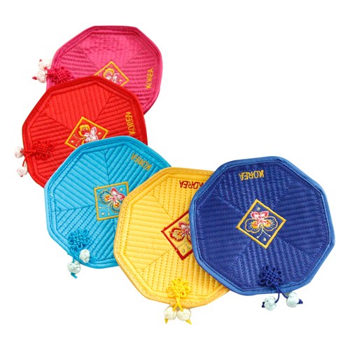 해피툴 면혼방 팔각 컵받침 5p 세트 341,200원