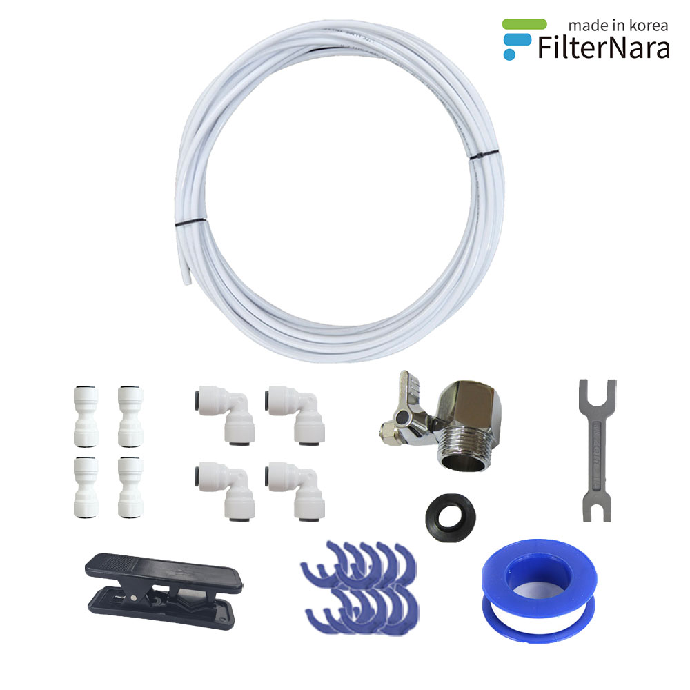 필터나라 정수기 설치 부속 부품 수도가랑(소) 호스 11M 세트 S01 14,590원