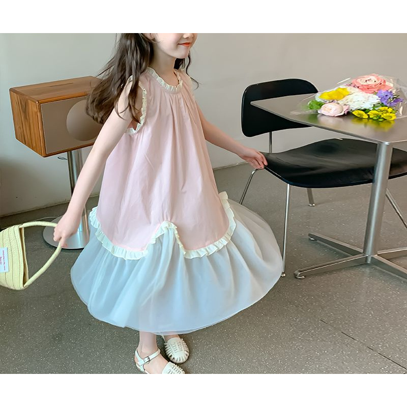 Toruva어린이 아동 여름 민소매 배색 퍼프 원피스14세 이상 19,190원