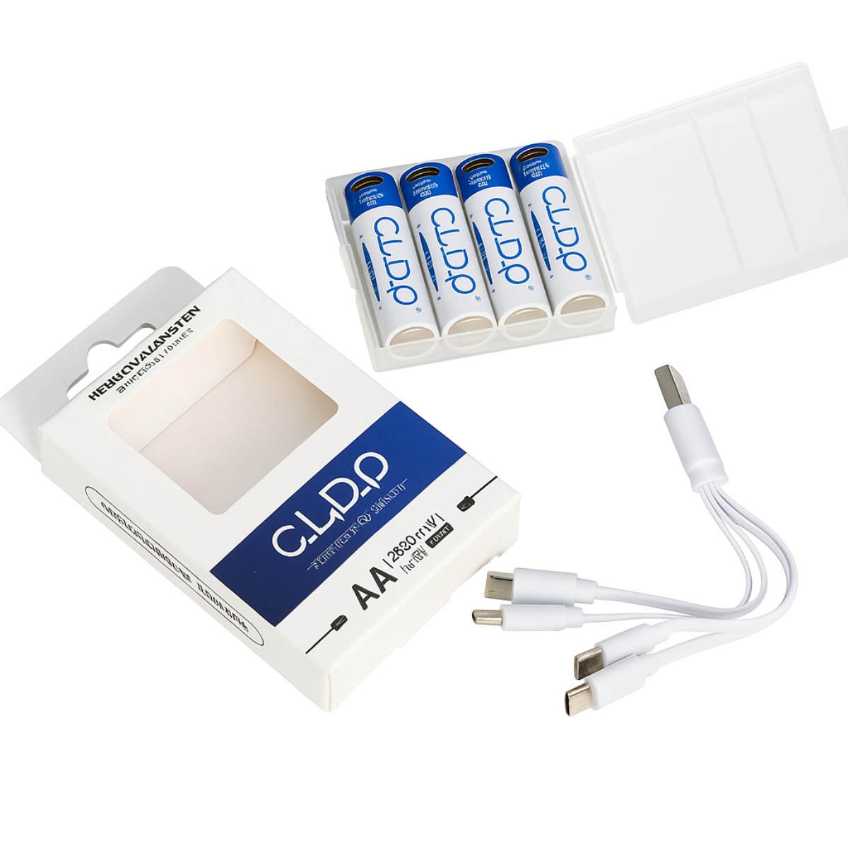 CLDP C타입 충천지 1.6V AA 고용량 충전식 건전지, 1세트, 4개입 19,800원