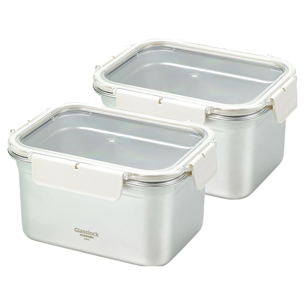 글라스락 셰프토프 레이어 스텐 밀폐용기, 2개, 2L 18,540원