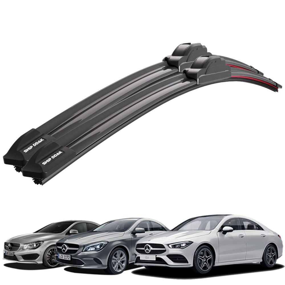 1+1 벤츠 CLA 전차종 순정 호환형 초밀착 와이퍼 윈도우 브러쉬 와이퍼블레이드 19,100원