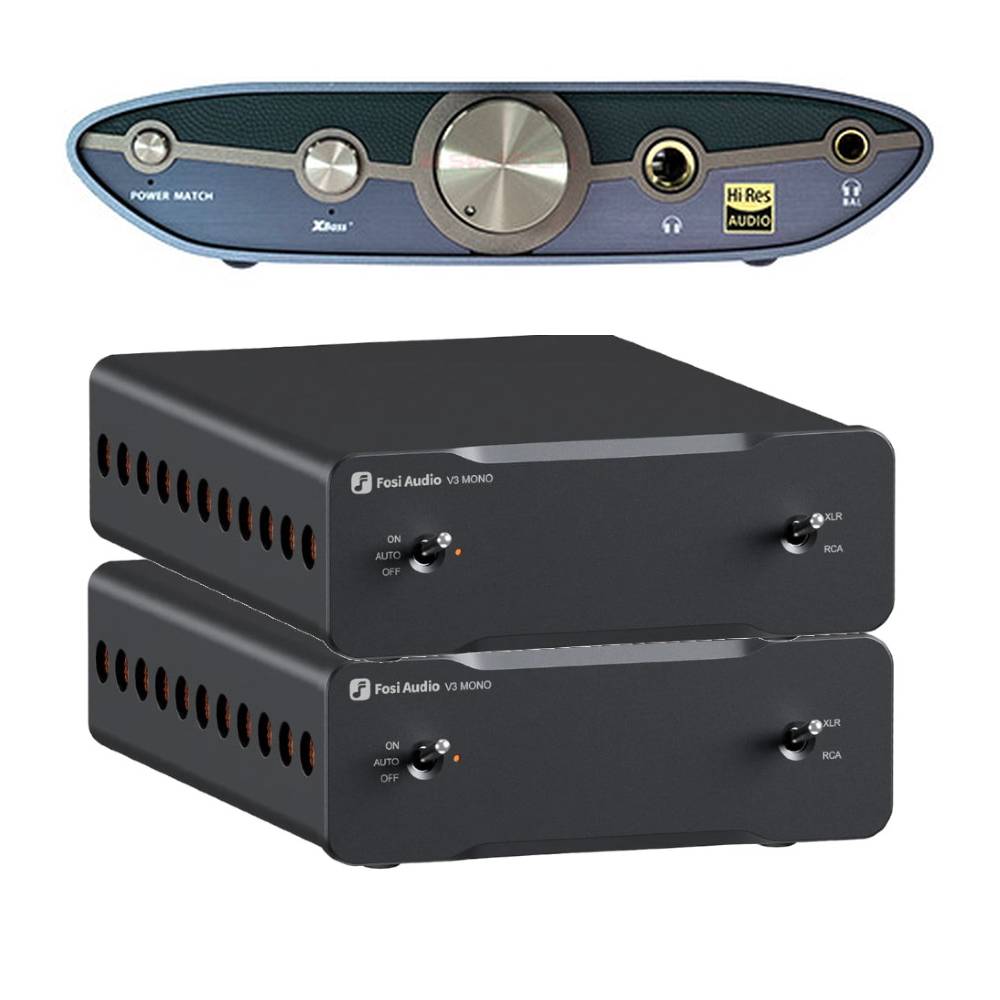 포시오디오(FOSI AUDIO) V3 MONO 파워 앰프 2개 + ZEN DAC V3 프리파워 패키지, 단품 617,000원