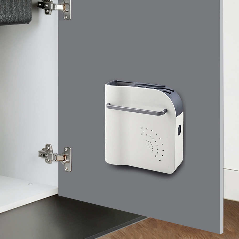 싱크대 칼꽂이 부착형 칼거치대 칼집 칼보관함, 1개, 화이트 12,000원