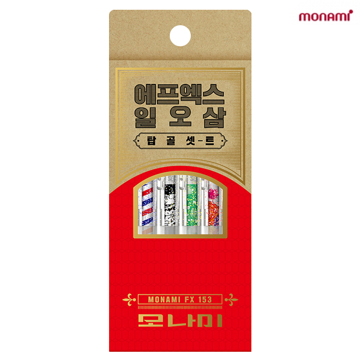 모나미 FX153 볼펜 레트로 탑골세트 4본입 한정판 4,560원