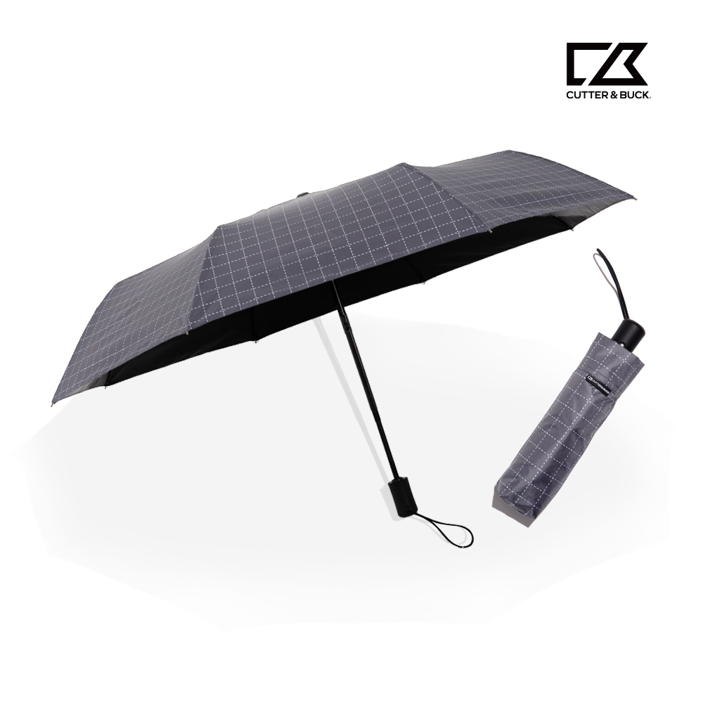 [커터앤벅] 3단 완자동 사각체크 암막 우산(자외선차단99%) 21,900원