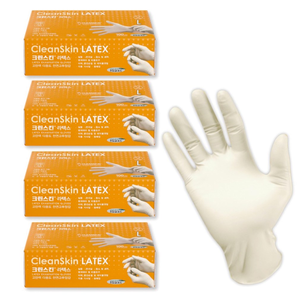 크린스킨 라텍스장갑 L 100매입 1팩 대형 36,010원
