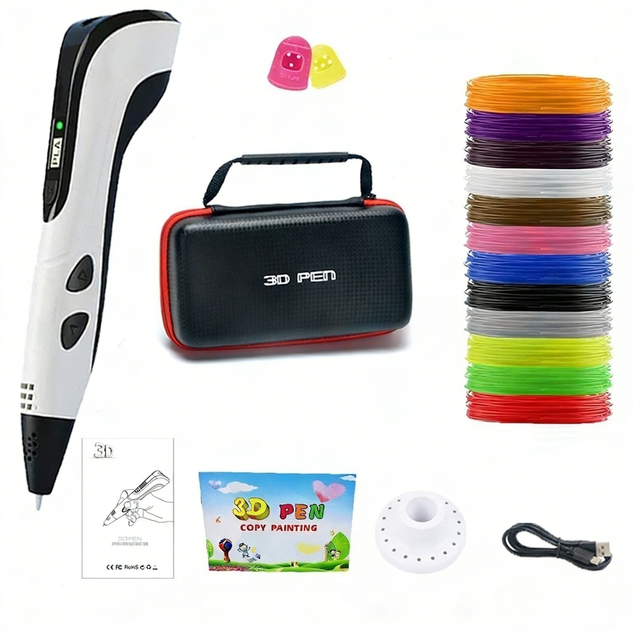 SUUNI 신상 3d 프린팅 펜 키즈 퍼즐 펜 그래피티 크리스마스 선물 32,980원