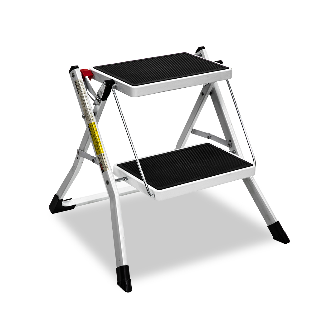 로티홈시스 발판 사다리 2단 화이트블랙, 1개 24,650원