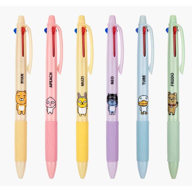 카카오프렌즈 3색 볼펜, 무지 1,270원