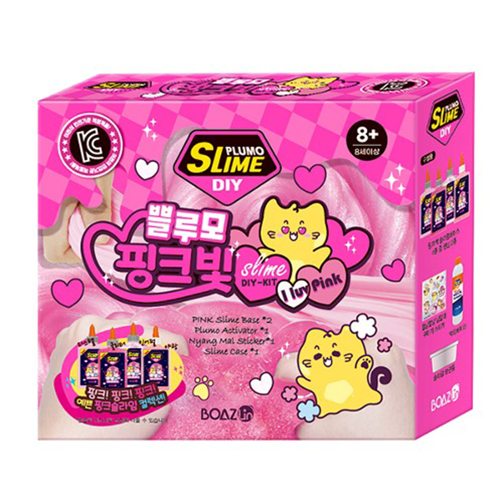 [보아스린] 쁠루모 핑크빛 슬라임 DIY 키트, 1개 14,400원