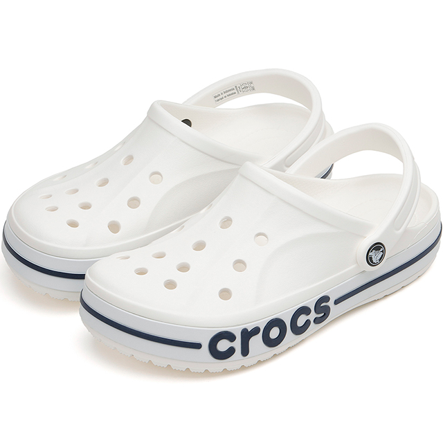 25SS 100% 정품 크록스 바야밴드 클로그 화이트 남성 여성 슬리퍼 샌들 205089 126 54,800원