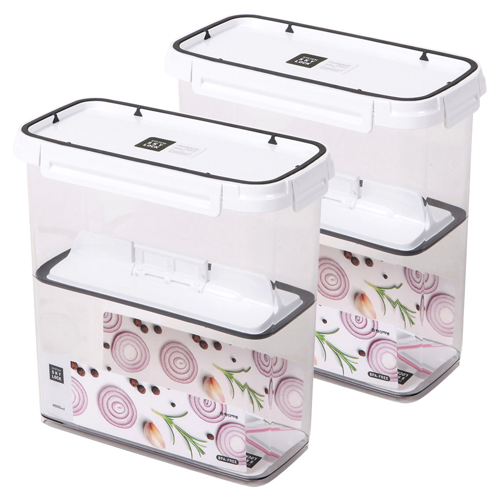 수납이야기 스카이락 와이드 누름판 4호 밀폐용기 11,610원