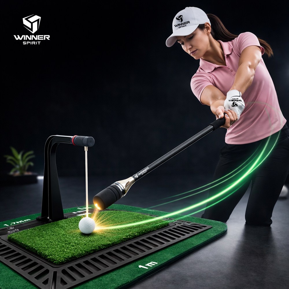위너스피릿 프리미엄 골프 타격 + 스윙 연습기 어버이 선물 세트 [국내제조], 블랙, 2개 198,000원