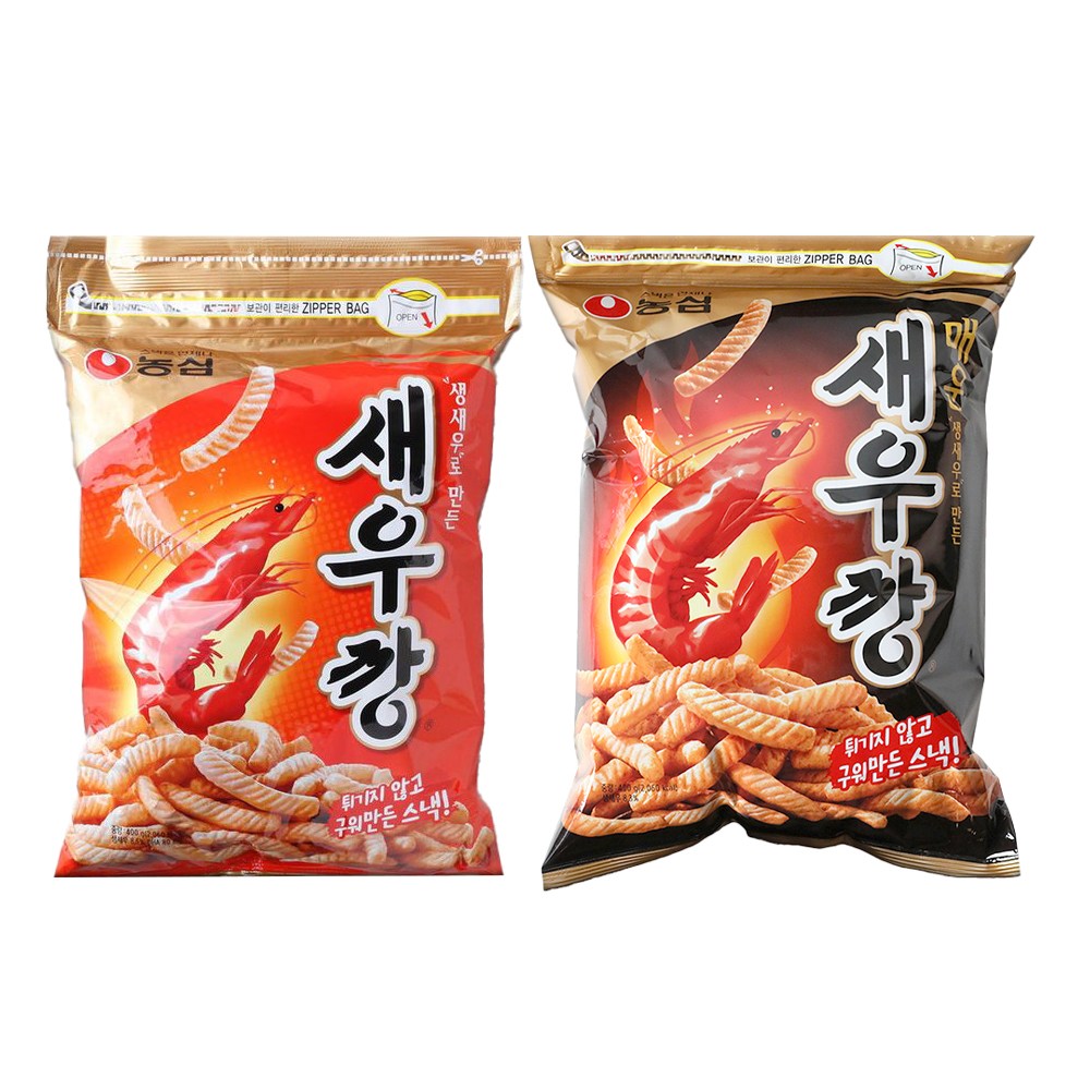 농심 대용량 지퍼백 3봉(새우깡2+매운새우깡1) 무배 17,310원