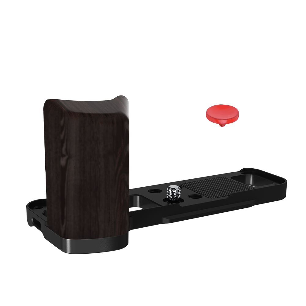 FLYMILE Fujifilm X100VI 전용 L-형 핸드 그립 (호두나무/흑단 목재), 1개, BLACK 30,000원