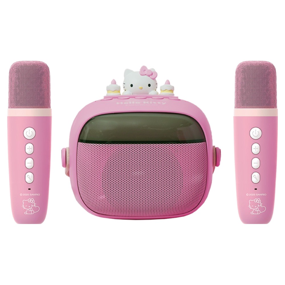 로이체 산리오 LED 무선 미니 블루투스 스피커 + 매직보이스 듀엣 마이크 2p 세트 51,560원