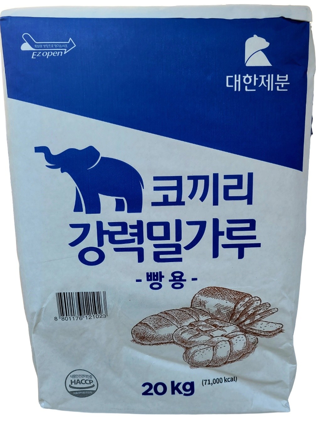 대한제분 코끼리 강력 밀가루 20kg 1개 42,960원