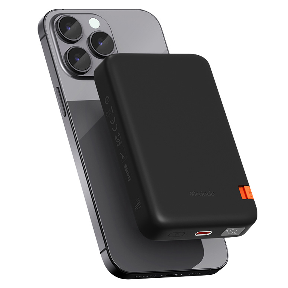 맥도도 스탠드형 맥세이프 보조배터리 10000mAh 20W MC-510 C타입, 블랙, 1개 36,890원