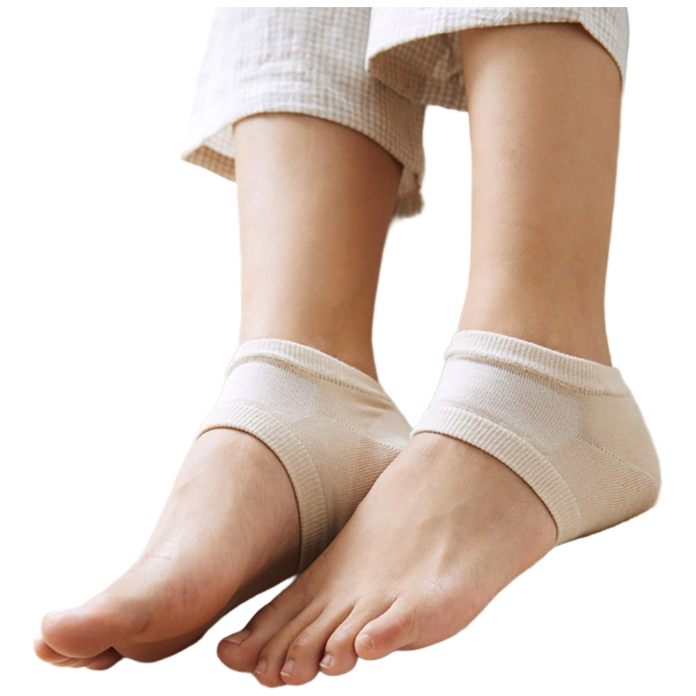 허그플러스 닥나무섬유 보습양말 베이지 8켤레 발뒤꿈치 각질관리 국내생산, 1개, 8개입 39,090원