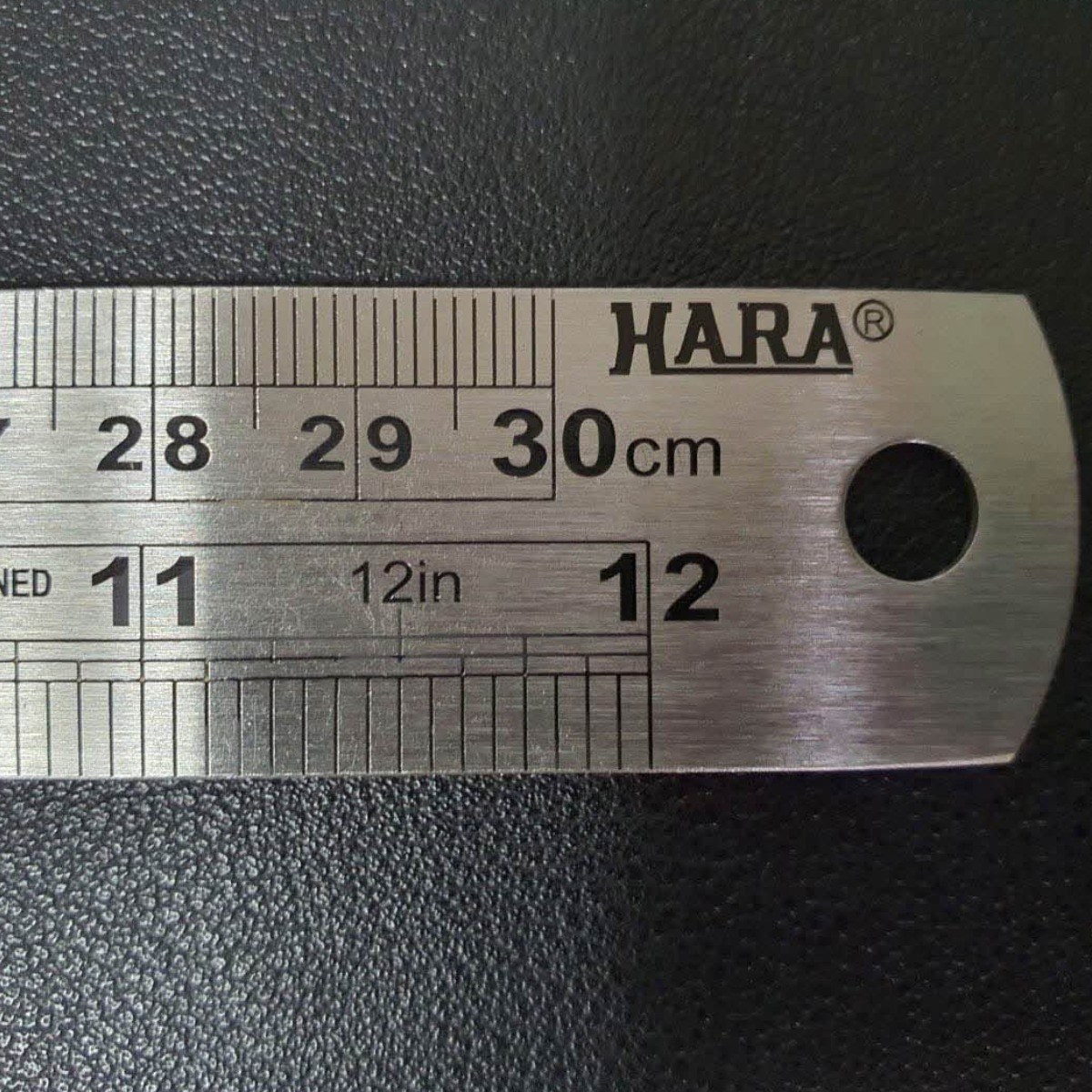 정품 하라 30cm 센티인치겸용 스텐자 철자 철직자 스틸자 반영구 쇠자, 1개, 본상품선택 7,900원