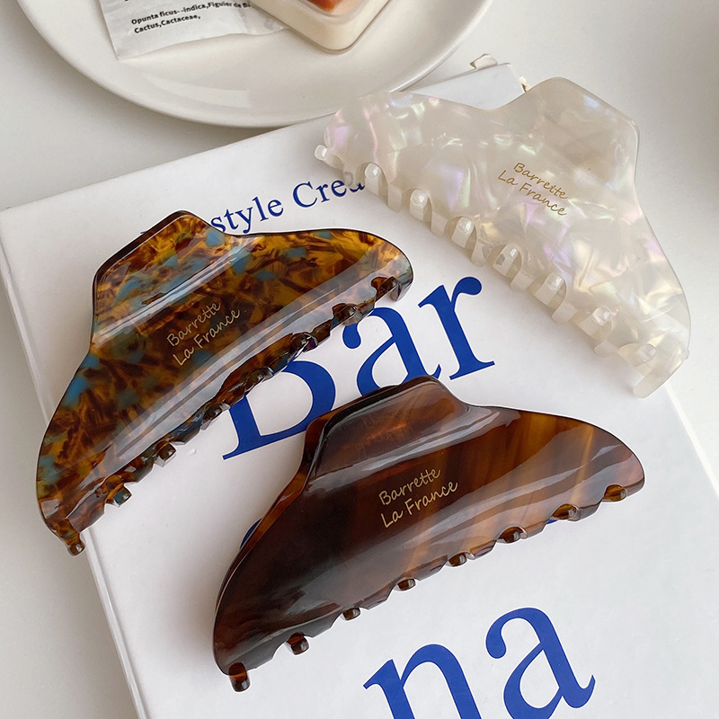 헤어퀸 BM-515R 가벼운 고급 프랑스 마블 집게핀 올림머리 8,900원