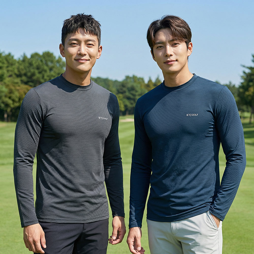 김영주골프 1+1 남성 여름 시원한 라운드 긴팔 티셔츠 스판 골프 등산 작업복 기능성 19,800원