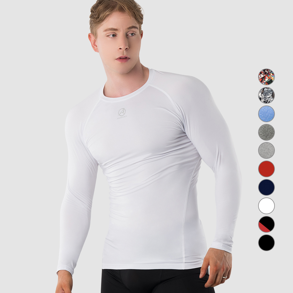 아르메데스 남성용 테크핏 긴팔 축구 야구 등산 라이딩 트래킹 베이스레이어 언더레이어 상의 AR-141 8,900원