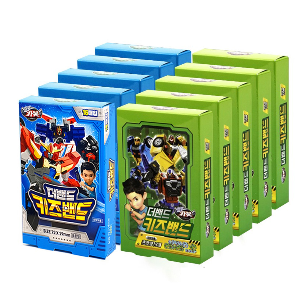 더밴드 키즈밴드 헬로카봇 표준형 16p + 혼합형 16p 6,850원