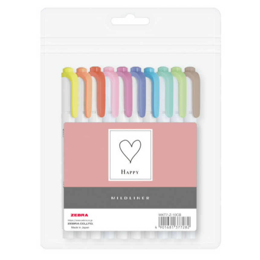 제브라 마일드라이너 한정판 형광펜 10색 SET 39,800원