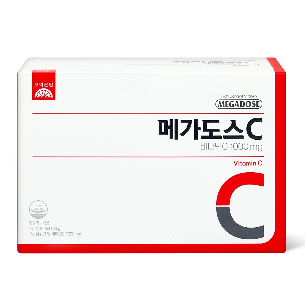 고려은단 메가도스C 비타민C 1000mg 180포 21,900원