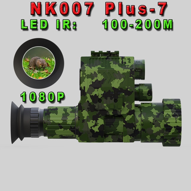 야간투시경 망원경 Megorei-NK007  업그레이드 레이저 적외선 HD  P 단안 야시경 망원경 사냥 카메라 1080 387,500원