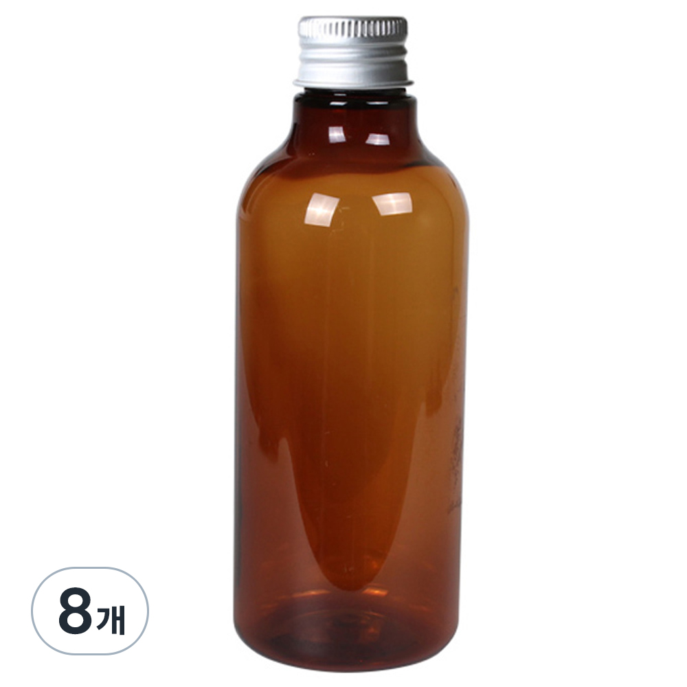 병도매닷컴 AN250 갈색 음료용기 알루미늄 실버캡, 250ml, 8개 9,320원