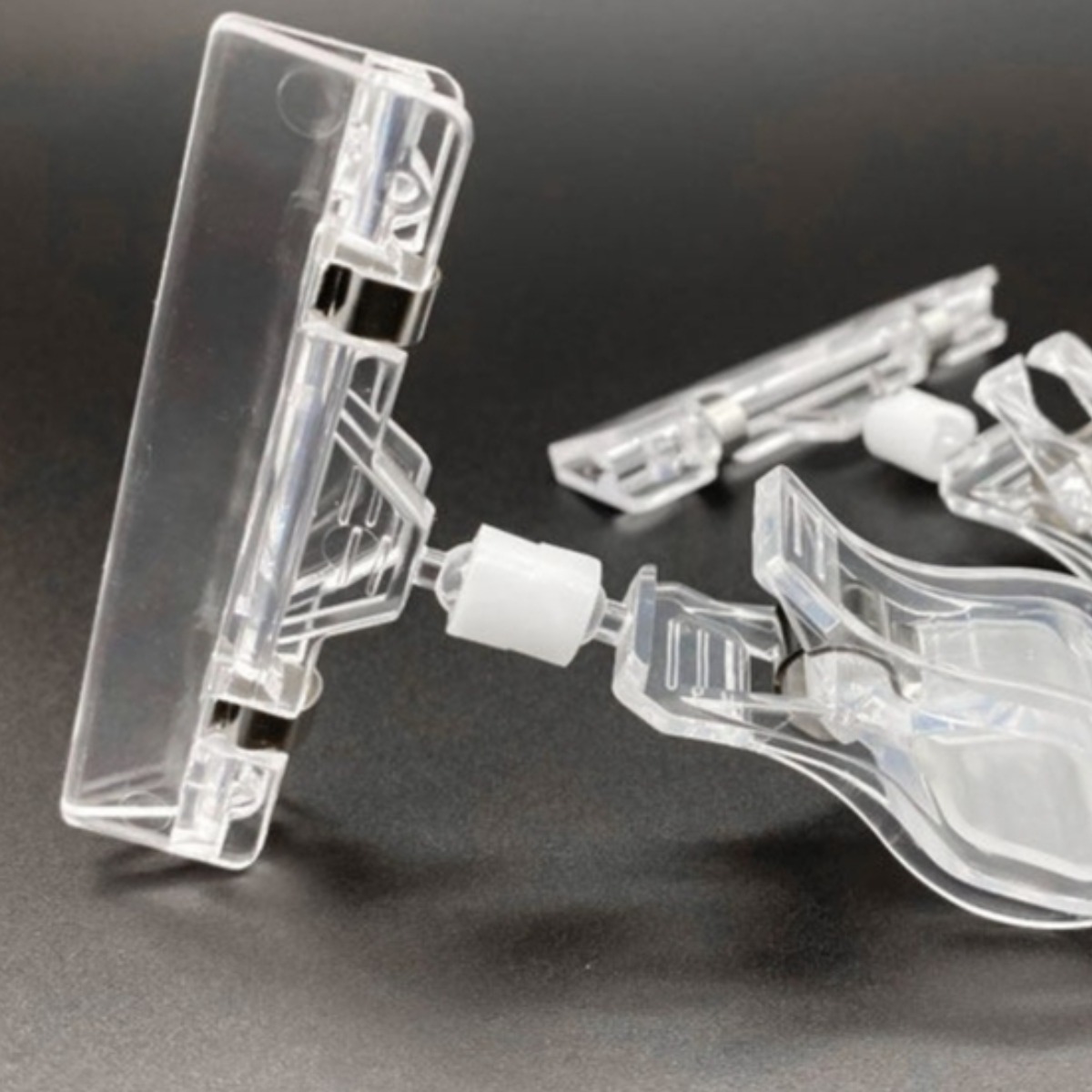 지구별 매대 가격표 집게 회전형 투명클립 10개+2, 1세트, 투명 9,800원