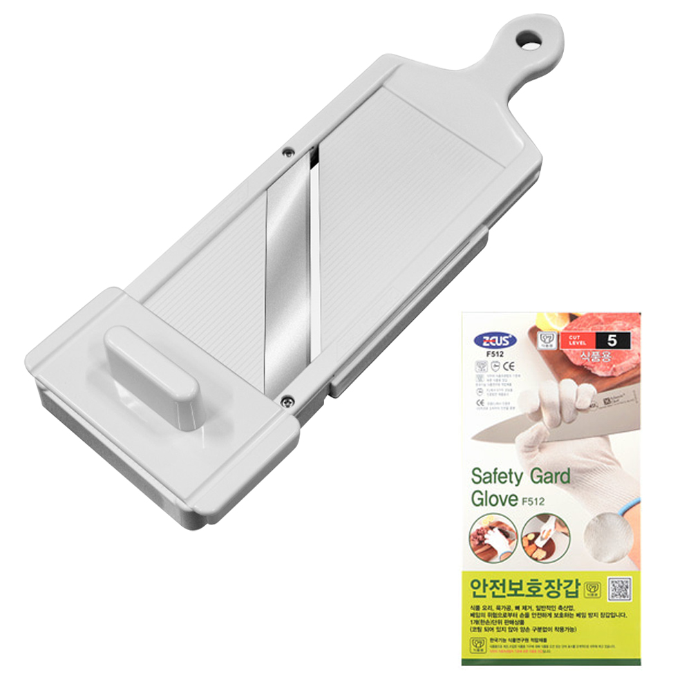 시모무라 슈퍼푸드 조절 슬라이서 SFS102 + 조리용 안전장갑 M 세트 52,500원