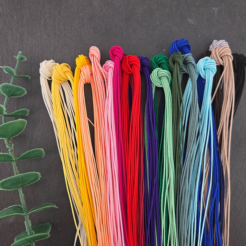 비즈팡 [Y1-24-00]인견매듭실 1mm 전통매듭끈 꼰세사끈 묵주 염주팔찌용 21종 모음 2,690원