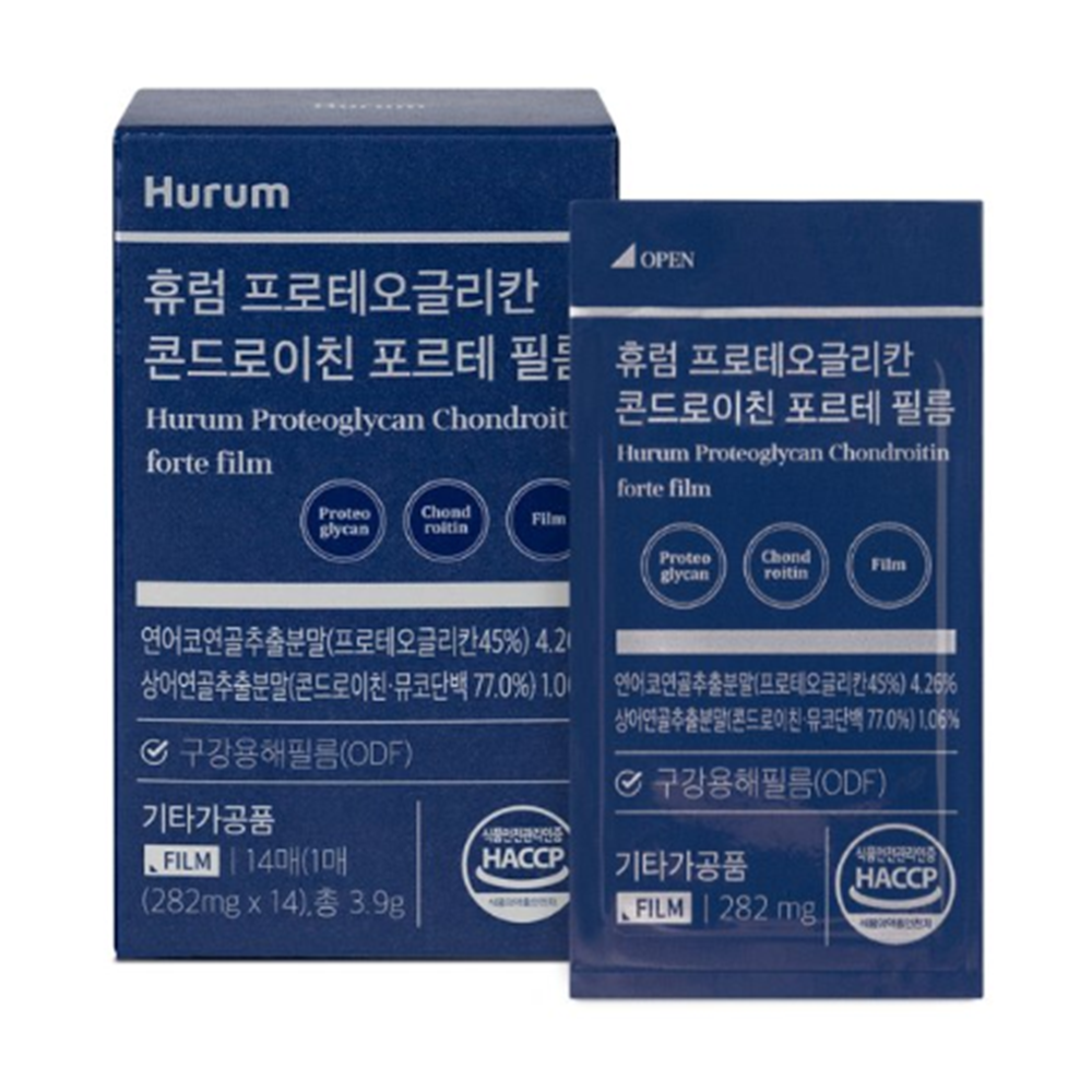 휴럼 프로테오글리칸 콘드로이친 포르테 필름, 14회분, 1박스 7,000원