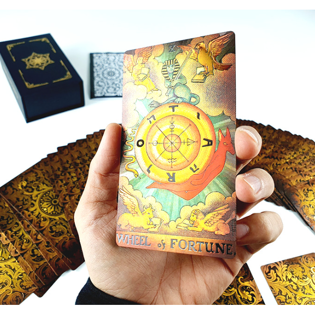 더풀타로 골드 유니버셜 웨이트 황금 타로 카드 5종류 스티커 포함 39,800원