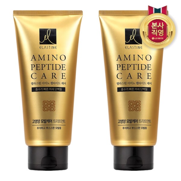 [LG생활건강] 엘라스틴 아미노펩타이드 고영양 모발케어 트리트먼트 300ml x 2개 14,500원