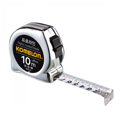 코메론 프로라인 크롬 줄자 10M KMC-74, 1개 27,100원